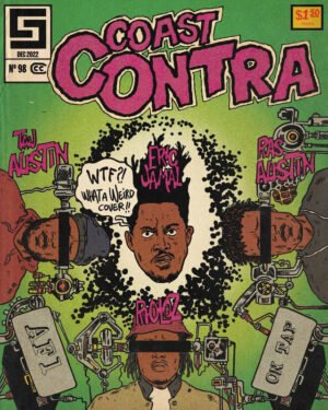 Coast Contra vintage comic book style hip-hop poster featuring retro illustration art perfect for wall decoration.