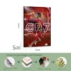 CR7 Cristiano Ronaldo canvas poster 16x24 inch with wood frame and metal hooks, showing packaging process and installation instructions