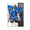 Luka Doncic Dallas Mavericks 2019-2020 season poster with 28.8 PPG stats and Dallas skyline background