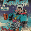 Vintage comic book poster featuring Raekwon as Mr. Freeze with ice powers, freeze ray weapon, and classic comic book styling with snow effects.